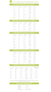 17 Valid Kid Size Conversion Chart