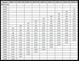 birth year mandate by us soccer