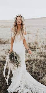 18 Rustic Lace Wedding Dresses For Different Tastes Of Brides Wedding Dresses Guide Country Style Wedding Dresses Wedding Dresses Lace Off Shoulder Wedding Dress