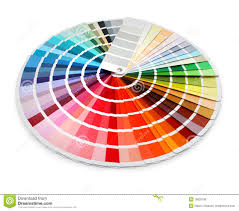 Designer Color Chart Spectrum Stock Photo Image Of
