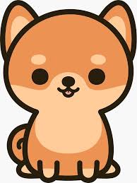 This is a cute cat sticker of entering into. Kawaii Drawings Cute Shiba Inu Drawing Novocom Top