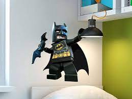 All Orders Come With Random Bonus Decals Shown On The Other Pictures Measurements 19 X 18 5 Appr Batman Wall Lego Room Super Hero Bedroom Decor