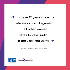 Uterine sarcoma is a type of cancer that forms in the muscles or tissues of the uterus, or womb. Lynn S Cancer Survivor Story Cdc