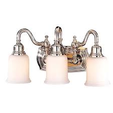 Shop our best selection of polished nickel bathroom lighting fixtures to reflect your style and inspire your home. Canterbury 19 W Polished Nickel 3 Light Bathroom Fixture 97879 Lamps Plus Bathroom Vanity Lighting Polished Nickel Bathroom Light Fixtures