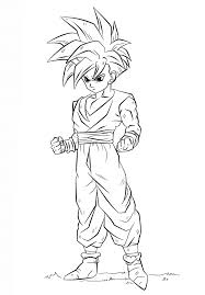 Broly está en el punto de mira: Dibujos De Dragon Ball Z Gohan Para Colorear Para Colorear Pintar E Imprimir Dibujos Online Com