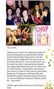 Bachelorette Party Ideas Hamptons Montauk Long Island Connecticut Nj Dj Chef Cooking Party Wedding Idea Brid Cooking Class Party Cutthroat Kitchen The Hamptons