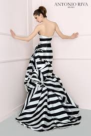Black And White Strips Frock Www Antonioriva Com Striped Wedding Bridal Dresses Beautiful Gowns