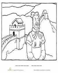 Print coloring page download pdf. Great Wall Of China Drawing Outline Novocom Top