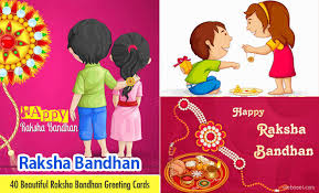 Raksha bandhan theme with gift boxes, sweets and rakhi. 40 Beautiful Raksha Bandhan Greetings Cards And Wallpapers