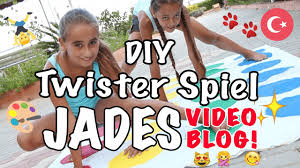 Mit einfachen mitteln alles selbst. Twister Spiel Selbst Basteln So Einfach Geht S Jade S Video Blog In Der Turkei Youtube