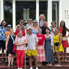 JEWISH PERSON OF THE WEEK: Meet Stacy Almendarez-Ortiz! (@wonderfulalmonds)  In our interview for the GatherDC blog this week, Stacy discusses...  🔍Exploring different approaches to Friday night services around the DMV  🌉Building bridges