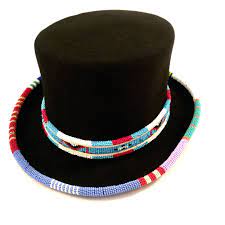 This Is My Shit Hat Band Amp Beaded Brim By Alaynee Goodwill A Beaded Hat Bands Beaded Hat Cowboy Hat Bands