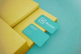 Rounded Corner Business Card Mockup In 2020 Business Card Mock Up Round Business Cards Premium Business Cards