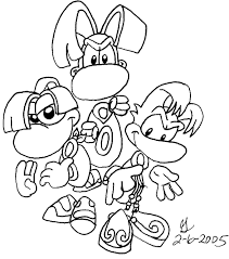 This pack also includes optional team coloring. A Rayman Coloring Page By Spongefox On Deviantart