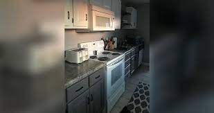 If you're lacking food storage space, adding a pantry cabinet designates a place for dry goods and even small appliances, freeing up space for dishes and cookware in other cabinets. Tiny Kitchen Remodel Project By Amelia At Menards
