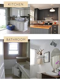 Before After Two Rooms Transformed With Recycled Pieces And Thrifty Finds Home Remodeling Design Sponge Kitchen Room Renovation