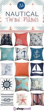 32 Chic Nautical Throw Pillows Shopswell Nautical Throw Pillows Nautical Throws Nautical Home