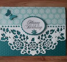 Handmade Birthday Cards For Women Pin By Cathy Young On Cards I Ve Made Embossed Cards Simple Cards Handmade Birthday Cards