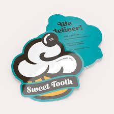 You can also upload your own custom die! Die Cut Business Card Custom Business Card Printing Uprinting