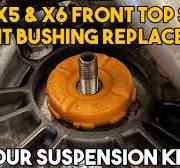 Front Strut Suspension Mount Bushing Replacement How To Guide for BMW X5 X6  E70 E71 (Fix The Knock)