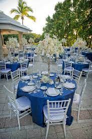 Navy Blue Wedding At Ocean Reef Club My Hotel Wedding Ocean Blue Weddings Navy Blue Wedding Blue Wedding