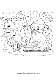 Weihnachtsbaum schmücken, gruß reinschreiben und. Ausmalbild Nikolaus Im Schlitten Ausmalbilder Nikolaus Ausmalbilder Nikolaus