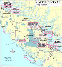 Central Vancouver Island Map Map Of North Central Ferry Routes – Vancouver Island News, Events, Travel,  Accommodation, Adventure, Vacations