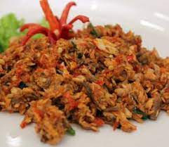 Pampis Cakalang Fufu Pedas Khas Manado Manadonese Spicy And Hot Style Stir Fry Shredded Fish Resep Makanan Ikan Resep Ikan