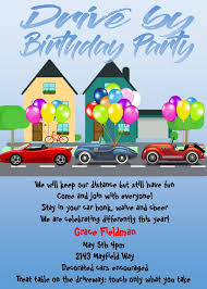 Fun Birthday Activities For Adults Near Me Drive By Nieghborhood Birthday Party Invitations Social Distancing In 2020 Birthday 80th Birthday Party Birthday Party Invitations