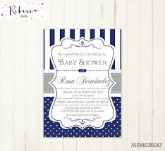 Baby Shower Invitation In Spanish Boy Baby Shower Spanish Etsy Trendy Baby Shower Invitations Navy Baby Showers Baby Shower Invitations