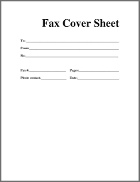 Free Printable Personal Fax Cover Sheet Template