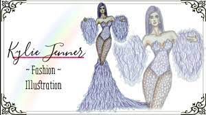 Kylie Jenner S Met Gala 2019 Outfit Illustration Youtube