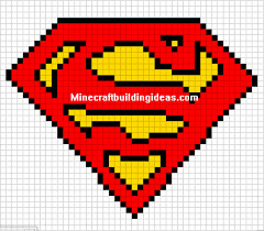 Ces coloriages permettront aux enfants de maternelle de se. Minecraft Pixel Art Templates Superman Logo Dessin Petit Carreau Crochet Pixel Pixel Art Minecraft