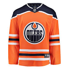 Fanatics Edmonton Oilers Breakaway Nhl Jersey Home Orange L