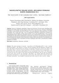 Di dalam keluarga pun, kita juga harus menunjukkan kepedulian tersebut. Pdf Maskulinitas Dalam Novel Keluarga Permana Karya Ramadhan K H The Masculinity In The Ramadhan K H S Novel Keluarga Permana
