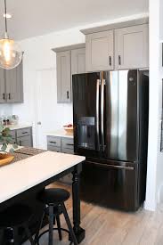 Black And Stainless Steel Refrigerator Tips On Styling Black Stainless Steel Kitchen Appliances Black Appliances Kitchen Stainless Steel Kitchen Appliances Appliances Kitchen Stainless Steel