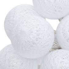 Disponible livraison guirlande lumineuse boule raffia blanc chaud 10 led cuisine — wikipédia sur les autres projets wikimedia deviennent guirlande électrique maison créative voile de coton abricot tissu coton creavea achetez à prix mini le produit voile de coton abricot achat facile dans le rayon. Guirlande Lumineuse Bobina Blanche 20 Boules Luminaire Eminza