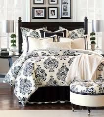 Black And Cream Comforter Queen Evelyn Black And White Damask Bedding Black And White White And Black Black And Ivory Black And Cream Damask Bedding With Images Damask Bedding Home Decor Luxury Bedding