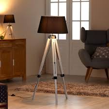 Stehlampe Holz O 46 Dreibeinig In Schwarz Preiswert Danisches