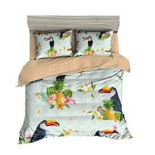 Housse de couette garçon 220x240. Housse De Couette King 220x240 Cm Motif 3d De Fleurs Et D Oiseaux De Couette Fille Garcon Romantique Rose Toucan 1 220 X 240 Cm Cdiscount Maison
