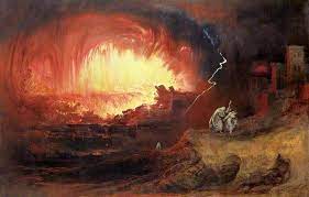 Your Paintings John Martin Paintings Sodom And Gomorrah John Martin Biblical Art