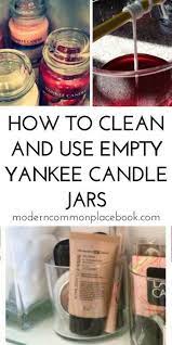 Have Empty Yankee Candle Jars Here Is A Guide To Cleaning Out Those Jars So You Have B Empty Yankee Candle Jars Recycle Yankee Candle Jars Yankee Candle Jars