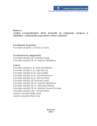 Pdf Analiza Corespondenţelor Dintre Domeniile De Competenţe Europene Si Finalităţile Conţinuturile Programelor Scolare Romanesti