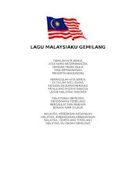 Lirik lagu gemilang terbilang cemerlang akademik; Lagu Patriotik Malaysia Cemerlang Gemilang Terbilang Cute766