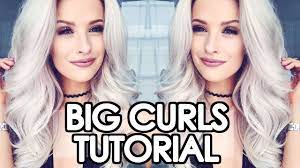 Do you have wavy or straight hair and want to try something different? Big Bouncy Curls And Waves Hair Tutorial And Haircare Routine Ad Youtube