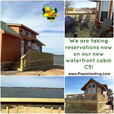 We visited the lake fork lodge cabin last year for a couple of nights, and loved it so much, we came again and brought family to share it with. Reserve Our Newest Addition Of Waterfront Cabins On Lake Fork Www Popeslanding Com Waterfront Cabins Lake Fork Cabin Rentals