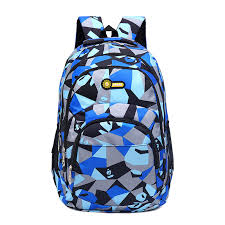 Murid akan berasa selesa dan bergaya dengan memakai beg sekolah ini. Ecogrow Malaysia Stock Camouflage Army Kids Children Student School Bag Backpack Beg Sekolah Blue One Size Not Specified New Pgmall