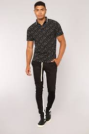 Black And White Fashion Men Travis Twill Joggers Black White In 2020 Black And White Man Mens Outfits Mens Tops