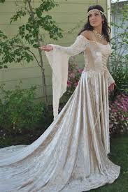 Medieval Velvet And Lace Wedding Gown With Train Medieval Wedding Dress Medieval Gown Beautiful Dresses