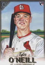 TYLER ONEILL 2022 Topps Gallery Blue Parallel 73/75 #38 ST. LOUIS CARDINALS 